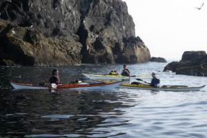 Joff, Hugh and Nick in the Fastnet Channel