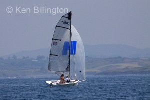 Topaz under Spinnaker