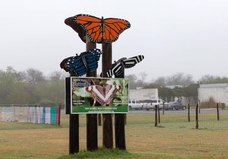 The entrance to the National Butterfly Center in Mission, Texas. SUZANNE CORDEIRO / AFP via Getty Images